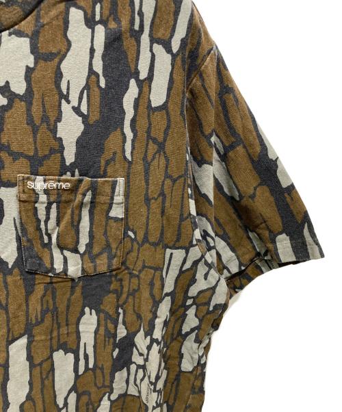 SUPREME（シュプリーム）SUPREME (シュプリーム) Oak Trebark Camo Pocket Tee/ グレー サイズ:Ｍの古着・服飾アイテム
