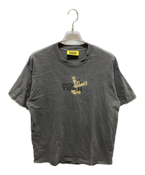 Onitsuka Tiger（オニツカタイガー）Onitsuka Tiger (オニツカタイガー) OVERSIZED WASHED TEE グレー サイズ:Ｍの古着・服飾アイテム