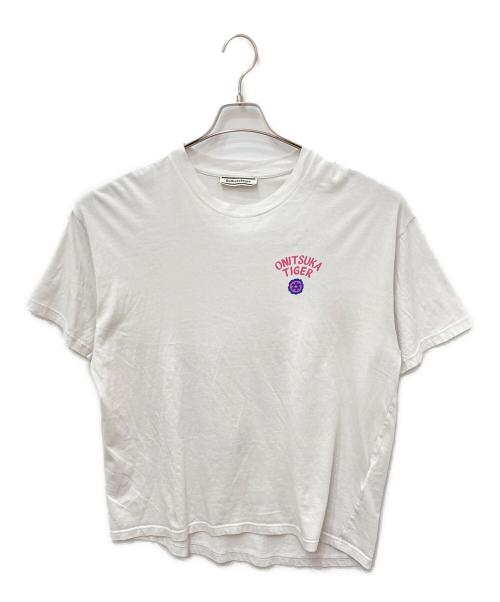 Onitsuka Tiger（オニツカタイガー）Onitsuka Tiger (オニツカタイガー) OVERSIZED GRAPHIC TEE　オーバーサイズグラフィックTシャツ ホワイト サイズ:Lの古着・服飾アイテム