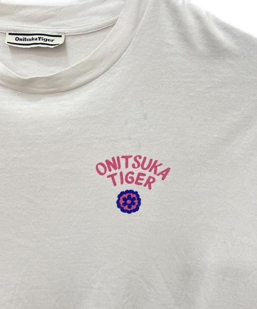 Onitsuka Tiger（オニツカタイガー）Onitsuka Tiger (オニツカタイガー) OVERSIZED GRAPHIC TEE　オーバーサイズグラフィックTシャツ ホワイト サイズ:Lの古着・服飾アイテム