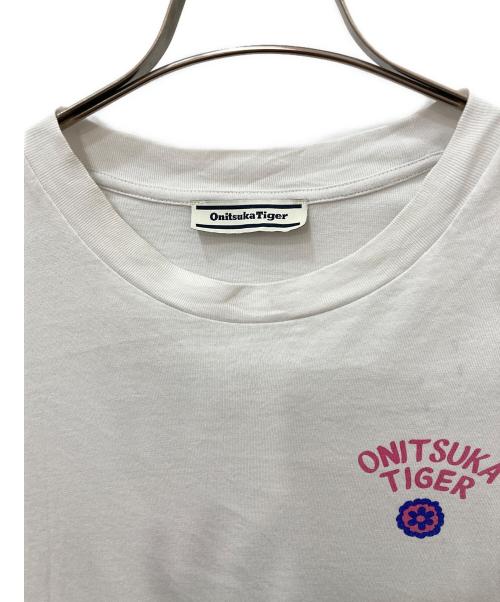 Onitsuka Tiger（オニツカタイガー）Onitsuka Tiger (オニツカタイガー) OVERSIZED GRAPHIC TEE　オーバーサイズグラフィックTシャツ ホワイト サイズ:Lの古着・服飾アイテム