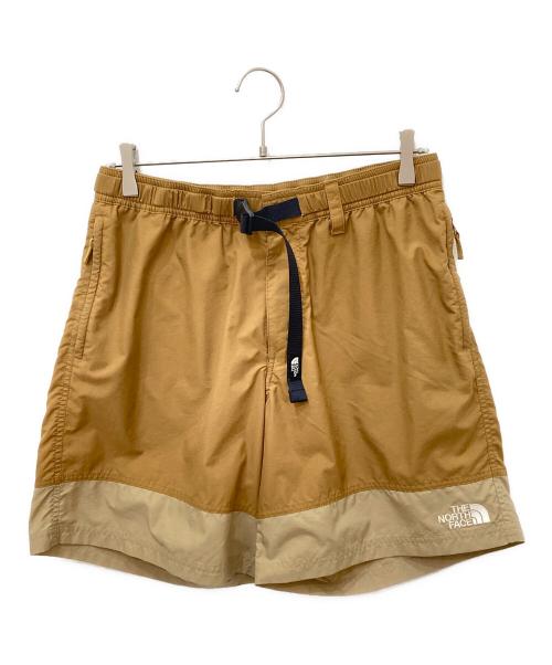 THE NORTH FACE（ザ ノース フェイス）THE NORTH FACE (ザ ノース フェイス) Nuptse Short　ヌプシショート ブラウン サイズ:Lの古着・服飾アイテム