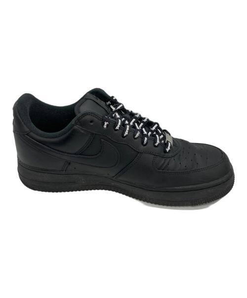 NIKE（ナイキ）NIKE (ナイキ) SUPREME (シュプリーム) AIR FORCE1 LOW　エアフォース1ロー ブラック サイズ:27.5の古着・服飾アイテム