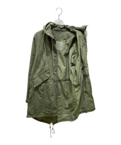 US ARMY（ユーエスアーミー）US ARMY (ユーエスアーミー) night desert camo fishtail hoodie カーキ サイズ:Ｍの古着・服飾アイテム