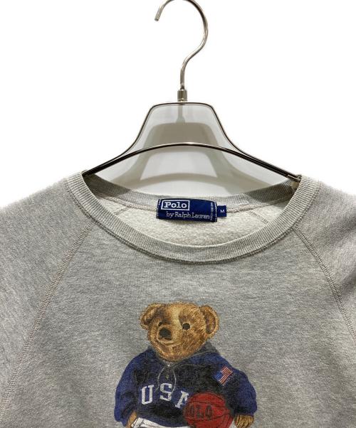 POLO RALPH LAUREN（ポロ・ラルフローレン）POLO RALPH LAUREN (ポロ・ラルフローレン) ポロベアスウェット グレー サイズ:Ｍの古着・服飾アイテム