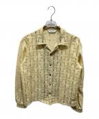 SASQUATCHfabrix.サスクワッチファブリックス）の古着「CUBE LACE L/S SHIRT」｜イエロー