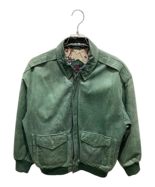 GENERAL CLOTHING COMPANY（ジェネラル クロージング カンパニー）GENERAL CLOTHING COMPANY (ジェネラル クロージング カンパニー) A-2タイプフライトジャケット グリーン サイズ:Mの古着・服飾アイテム