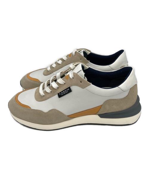 LANVIN en Bleu（ランバンオンブルー）LANVIN en Bleu (ランバンオンブルー) ローカットスニーカー ベージュ サイズ:27の古着・服飾アイテム