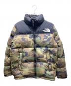 THE NORTH FACEザ ノース フェイス）の古着「Novelty Nuptse Jacket　ノベルティヌプシダウンジャケット」｜カーキ