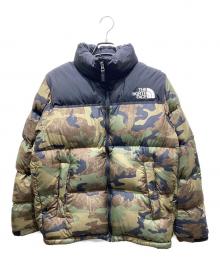 THE NORTH FACE（ザ ノース フェイス）の古着「Novelty Nuptse Jacket　ノベルティヌプシダウンジャケット」｜カーキ