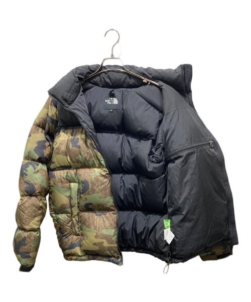 THE NORTH FACE（ザ ノース フェイス）THE NORTH FACE (ザ ノース フェイス) Novelty Nuptse Jacket　ノベルティヌプシダウンジャケット カーキ サイズ:Lの古着・服飾アイテム