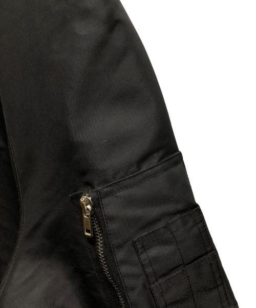 RICK OWENS（リックオウエンス）RICK OWENS (リックオウエンス) RAGLANBOMBER JACKET ブラック サイズ:52の古着・服飾アイテム