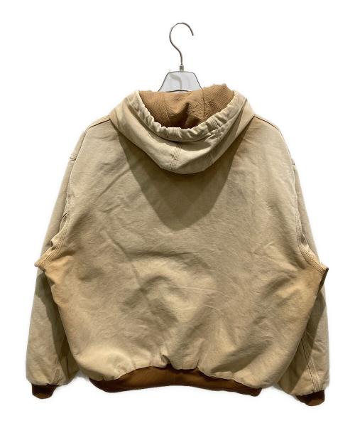 CarHartt（カーハート）CarHartt (カーハート) フーデッドアクティブジャケット ベージュ サイズ:2XLの古着・服飾アイテム