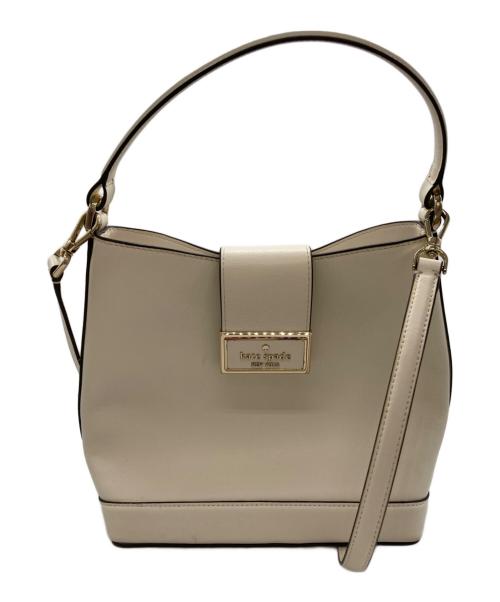 Kate Spade（ケイトスペード）Kate Spade (ケイトスペード) リーガン バケット バッグ ベージュの古着・服飾アイテム