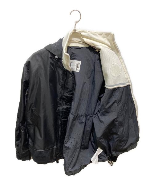NIKE（ナイキ）NIKE (ナイキ) sacai (サカイ) Layered Bomber Jacket ブラック サイズ:Ｌの古着・服飾アイテム