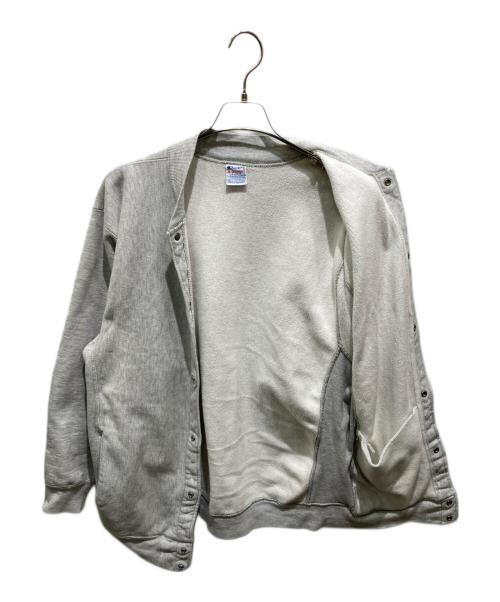 Champion（チャンピオン）Champion (チャンピオン) リバースィーブスナップボタンカーディガン グレー サイズ:XLの古着・服飾アイテム