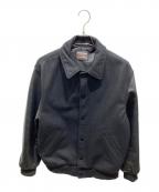 skookum×417 by EDIFICEスクーカム×417 バイ エディフィス）の古着「別注 STADIUM JACKET」｜ブラック