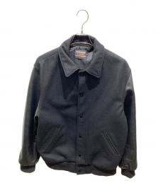 skookum×417 by EDIFICE（スクーカム×417 バイ エディフィス）の古着「別注 STADIUM JACKET」｜ブラック