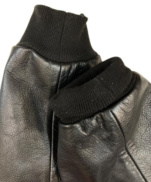 skookum（スクーカム）skookum (スクーカム) 417 by EDIFICE (417 バイ エディフィス) 別注 STADIUM JACKET ブラック サイズ:Ｌの古着・服飾アイテム