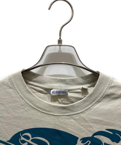 BURBERRY（バーバリー）BURBERRY (バーバリー) EKD コットンTシャツ ライトグレー サイズ:Ｌの古着・服飾アイテム
