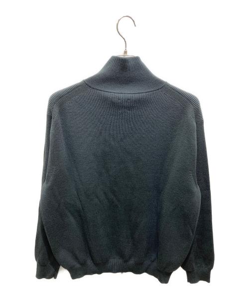 BATONER（バトナ―）BATONER (バトナ―) SUPER HIGH TWIST WOOL DRIVERS KNIT　スーパー ハイツイスト ウール ドライバーズニット グレー サイズ:3の古着・服飾アイテム