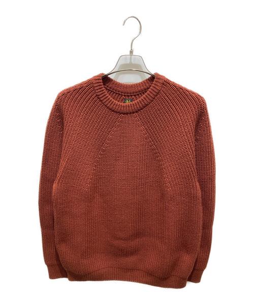 BATONER（バトナ―）BATONER (バトナ―) SIGNATURE CREW NECK　シグネチャークルーネック ブラウン サイズ:4の古着・服飾アイテム