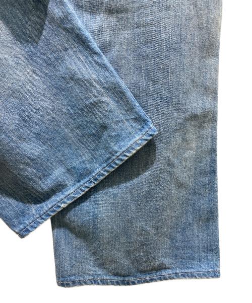 AURALEE（オーラリー）AURALEE (オーラリー) SELVEDGE FADED LIGHT DENIM WIDE PANTS インディゴ サイズ:5の古着・服飾アイテム