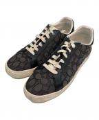 COACHコーチ）の古着「クリップ ロー トップ スニーカー」｜ブラック