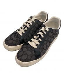 COACH（コーチ）の古着「クリップ ロー トップ スニーカー」｜ブラック