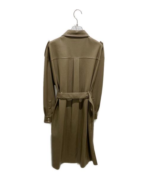 BOSS（ボス）BOSS (ボス) パーフォレート シャツドレス ブラウン サイズ:6の古着・服飾アイテム