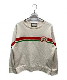 GUCCI（グッチ）の古着「インターロッキンGクルーネックスウェット」｜ベージュ