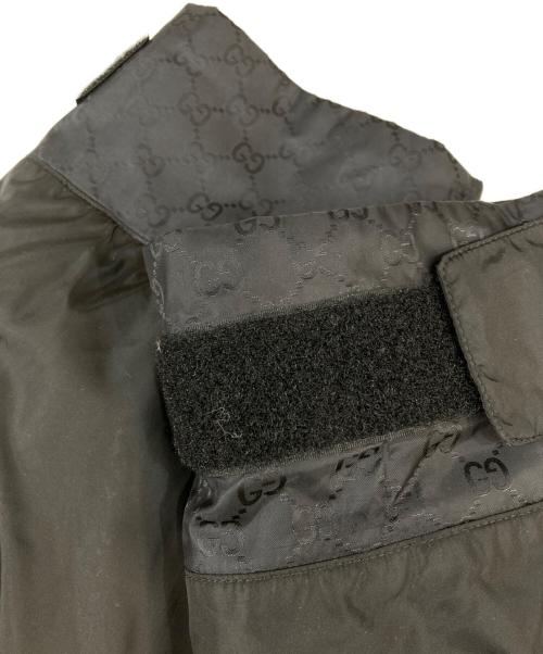 GUCCI（グッチ）GUCCI (グッチ) GGジャガードダウンジャケット ブラック サイズ:46の古着・服飾アイテム