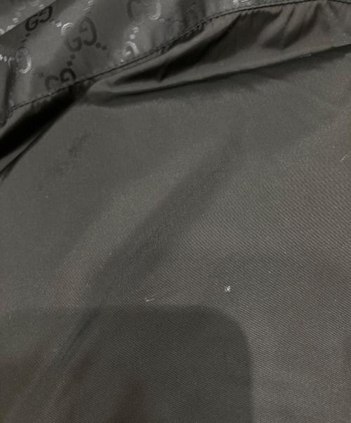 GUCCI（グッチ）GUCCI (グッチ) GGジャガードダウンジャケット ブラック サイズ:46の古着・服飾アイテム