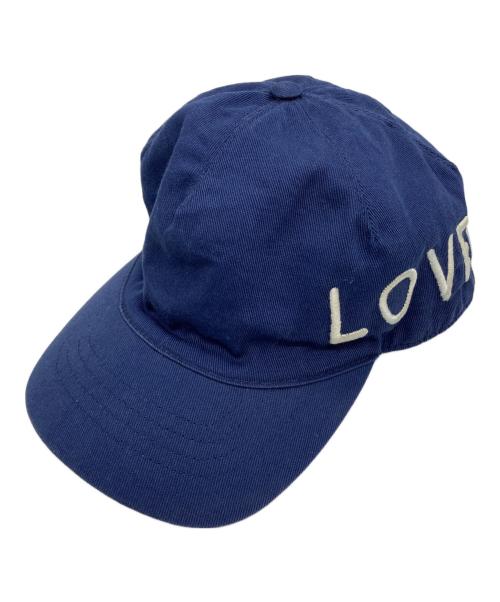 GUCCI（グッチ）GUCCI (グッチ) LOVEDベースボールキャップ ネイビーの古着・服飾アイテム