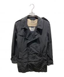 BURBERRY BRIT（バーバリーブリット）の古着「ベルテッドトレンチコート」｜ブラック