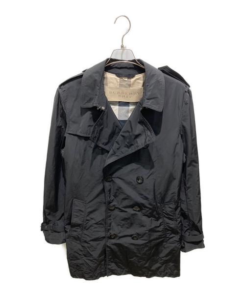 BURBERRY BRIT（バーバリーブリット）BURBERRY BRIT (バーバリーブリット) ベルテッドトレンチコート ブラック サイズ:Ｌの古着・服飾アイテム