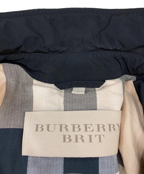 BURBERRY BRIT（バーバリーブリット）BURBERRY BRIT (バーバリーブリット) ベルテッドトレンチコート ブラック サイズ:Ｌの古着・服飾アイテム