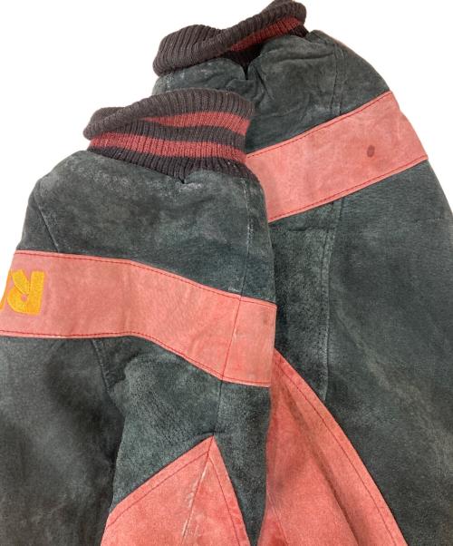 NFL（エヌエフエル）NFL (エヌエフエル) スウェード切替スタジャン グリーン サイズ:XLの古着・服飾アイテム