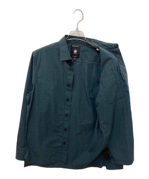G-STAR RAW（ジースターロゥ）G-STAR RAW (ジースターロゥ) Pen pkt reg shirt ブルー サイズ:Sの古着・服飾アイテム