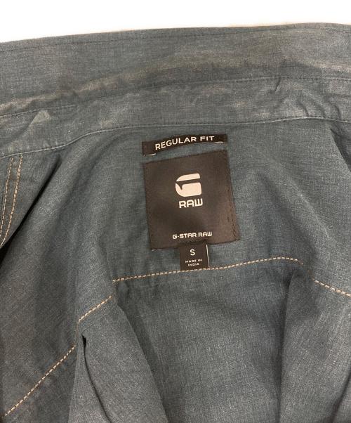 G-STAR RAW（ジースターロゥ）G-STAR RAW (ジースターロゥ) Pen pkt reg shirt ブルー サイズ:Sの古着・服飾アイテム