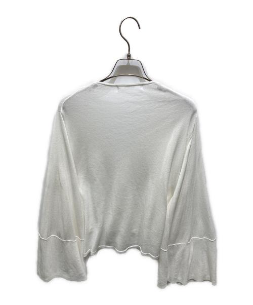 HER LIP TO（ハーリップトゥ）HER LIP TO (ハーリップトゥ) UV Knit Dress Cardigan ホワイト サイズ:Ｍの古着・服飾アイテム