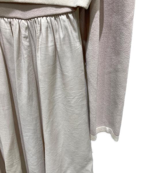 HER LIP TO（ハーリップトゥ）HER LIP TO (ハーリップトゥ) Bicolor Knit Dress Set ピンク サイズ:Ｍの古着・服飾アイテム