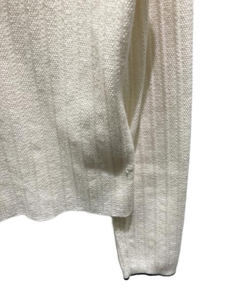 HER LIP TO（ハーリップトゥ）HER LIP TO (ハーリップトゥ) Pique Polo Knit Top ホワイト サイズ:Ｆの古着・服飾アイテム