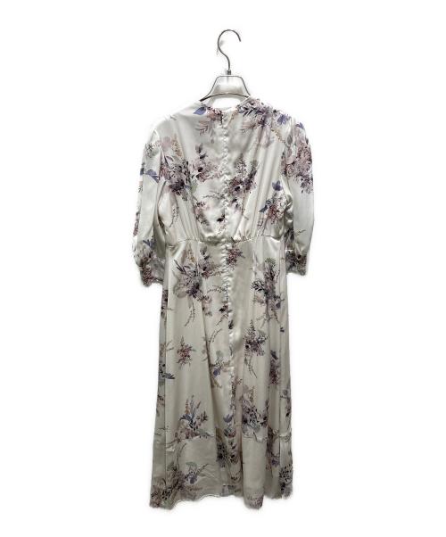 HER LIP TO（ハーリップトゥ）HER LIP TO (ハーリップトゥ) French Bouquet Puff Sleeve Dress ベージュ サイズ:Ｍの古着・服飾アイテム