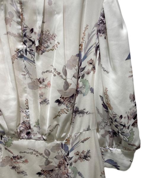 HER LIP TO（ハーリップトゥ）HER LIP TO (ハーリップトゥ) French Bouquet Puff Sleeve Dress ベージュ サイズ:Ｍの古着・服飾アイテム