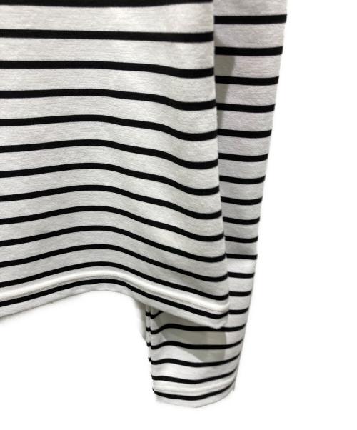 HER LIP TO（ハーリップトゥ）HER LIP TO (ハーリップトゥ) Tuck Sleeve French Stripe Top ホワイト サイズ:Ｆの古着・服飾アイテム