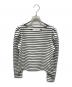HER LIP TO（ハーリップトゥ）の古着「Tuck Sleeve French Stripe Top」｜ホワイト