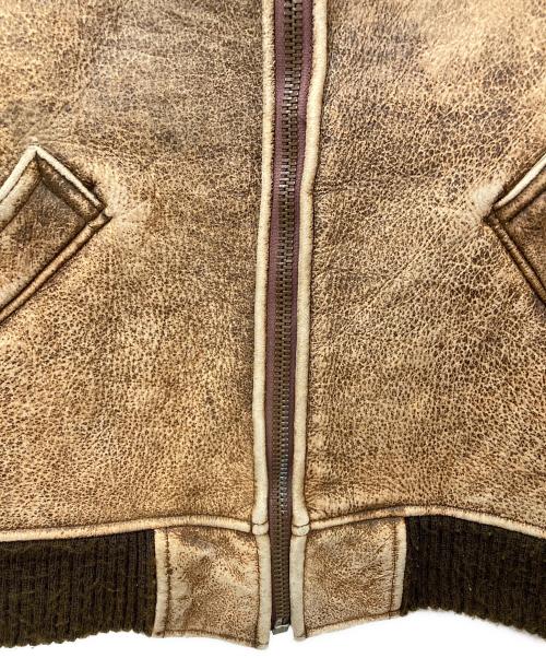 AVIREX（アヴィレックス）AVIREX (アヴィレックス) TYPE B-6ムートンジャケット ブラウン サイズ:42の古着・服飾アイテム