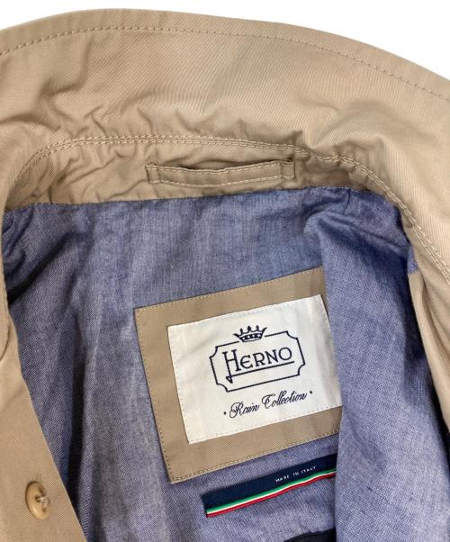 HERNO（ヘルノ）HERNO (ヘルノ) ベルテッドミドルトレンチコート ベージュ サイズ:48の古着・服飾アイテム