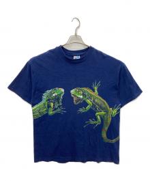 Hanes（ヘインズ）の古着「半袖Tシャツ」｜ネイビー